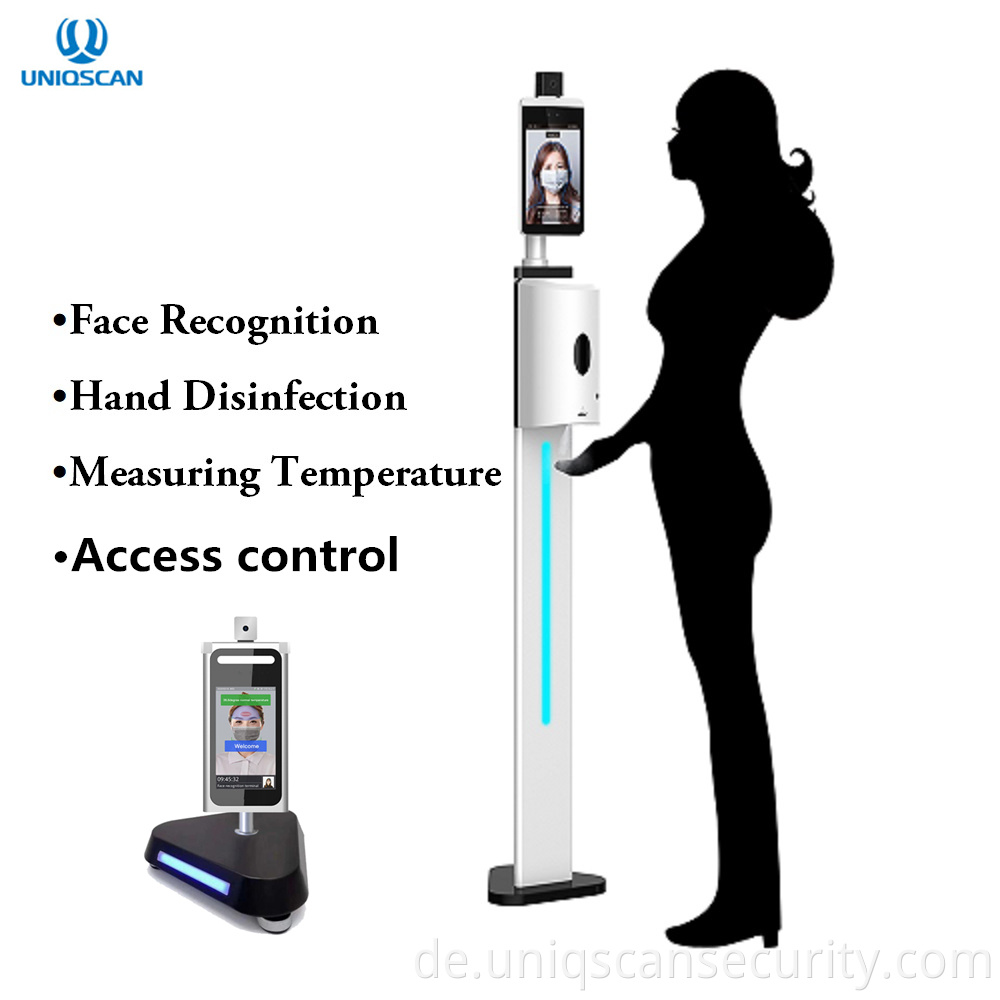 Berührungsloser Sprachalarm Warnung Schnelles IR-Thermometer mit hoher Genauigkeit, einstellbares Thermometer